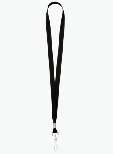 Black Generic Lanyard