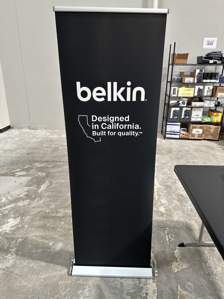 Belkin "Designed in California" Pop-Up Banner