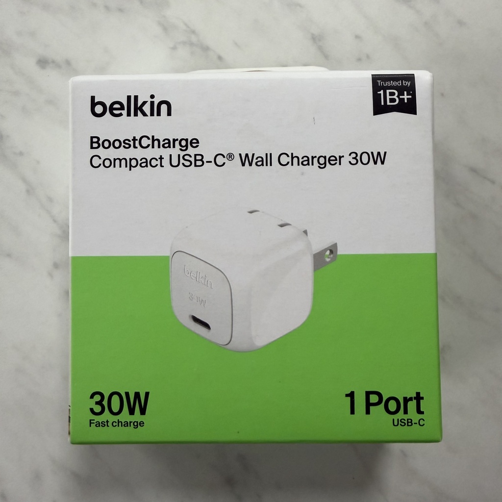 Belkin BoostCharge Compact USB-C wall charger 30W