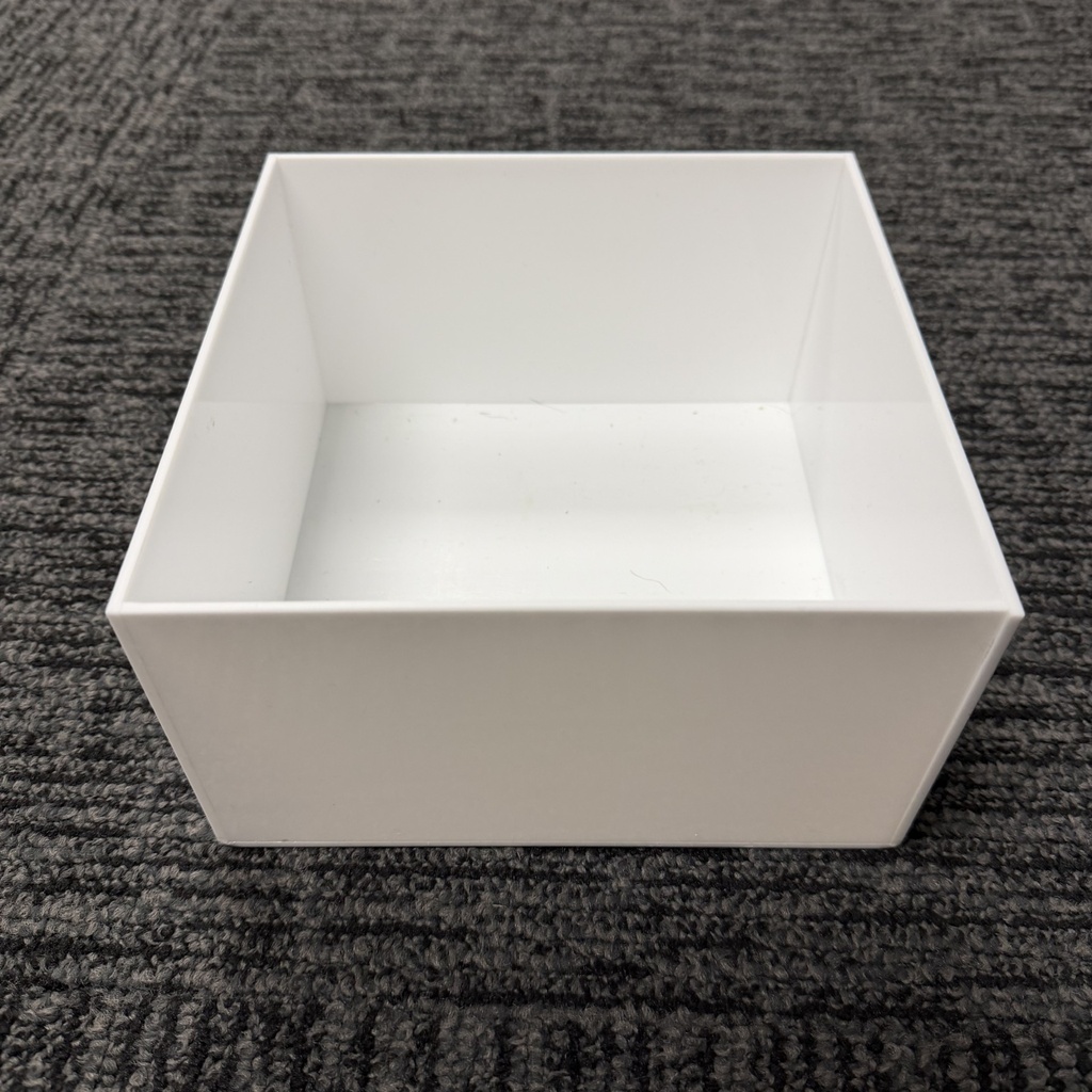 Medium White Plastic Box