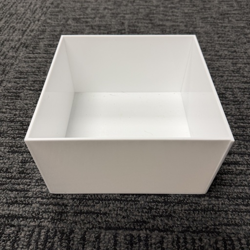Medium White Plastic Box
